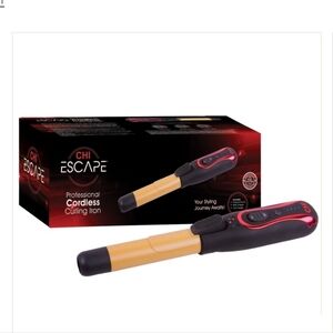 CHI Escape Professional Cordless 1" Ceramic Curling Iron| Travel| New In Box